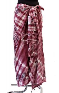 Batikovaný sarong - pareo Sloni pro štěstí sr636