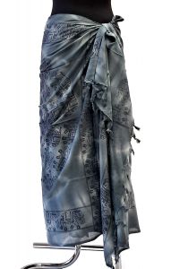 Batikovaný sarong - pareo Sloni pro štěstí sr640