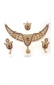 Souprava šperků bollywood za super cenu zlatá barva ks1900