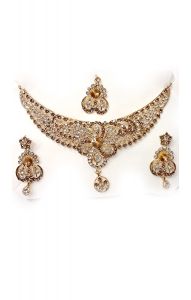 Souprava šperků bollywood za super cenu zlatá barva ks1901