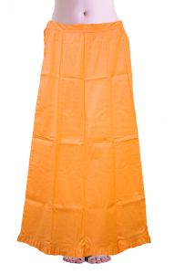 Bavlněná spodnička pod sárí oranžová