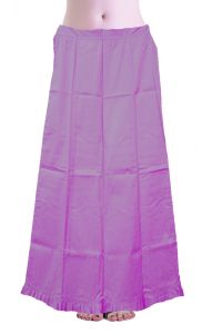 Bavlněná spodnička pod sárí světle růžová