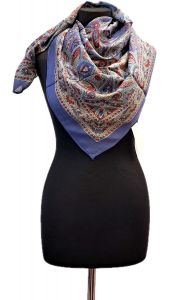 Klasický indický šátek pomněnkový st2253