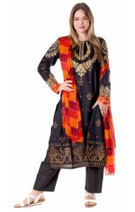 Luxusní vyšívaný shalwar kameez pun1906