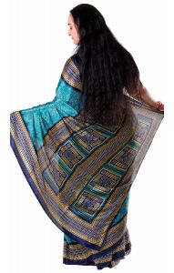 Indian saree firozy v8612