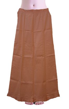 Spodnička pod sárí světle hnědá