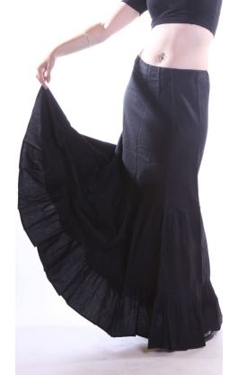Luxusní kanýrová spodnička S černá