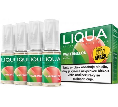 Liquid LIQUA CZ Elements 4Pack Watermellon 4x10ml-6mg (Vodní meloun)
