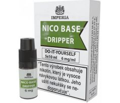 Nikotinová báze CZ IMPERIA Dripper 5x10ml PG30-VG70 6mg - VÝPRODEJ !!!