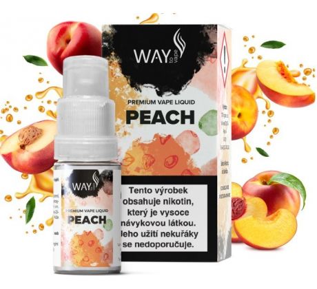 Liquid WAY to Vape Peach 10ml-12mg