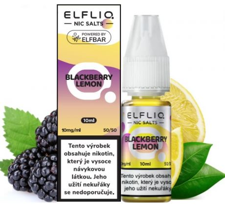 Liquid ELFLIQ Nic SALT Blackberry Lemon 10ml - 10mg